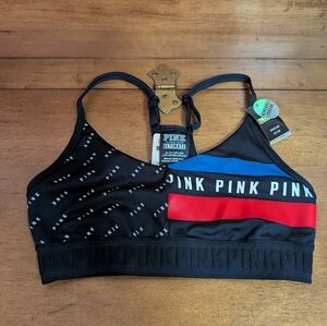 Pink Victoria's Secret Ultimate Lightly Lined Sports Bra Size: XS (No Padding)